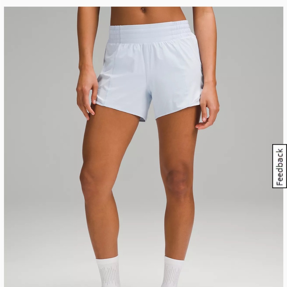 Lululemon hotty hot high rise lined 4” short